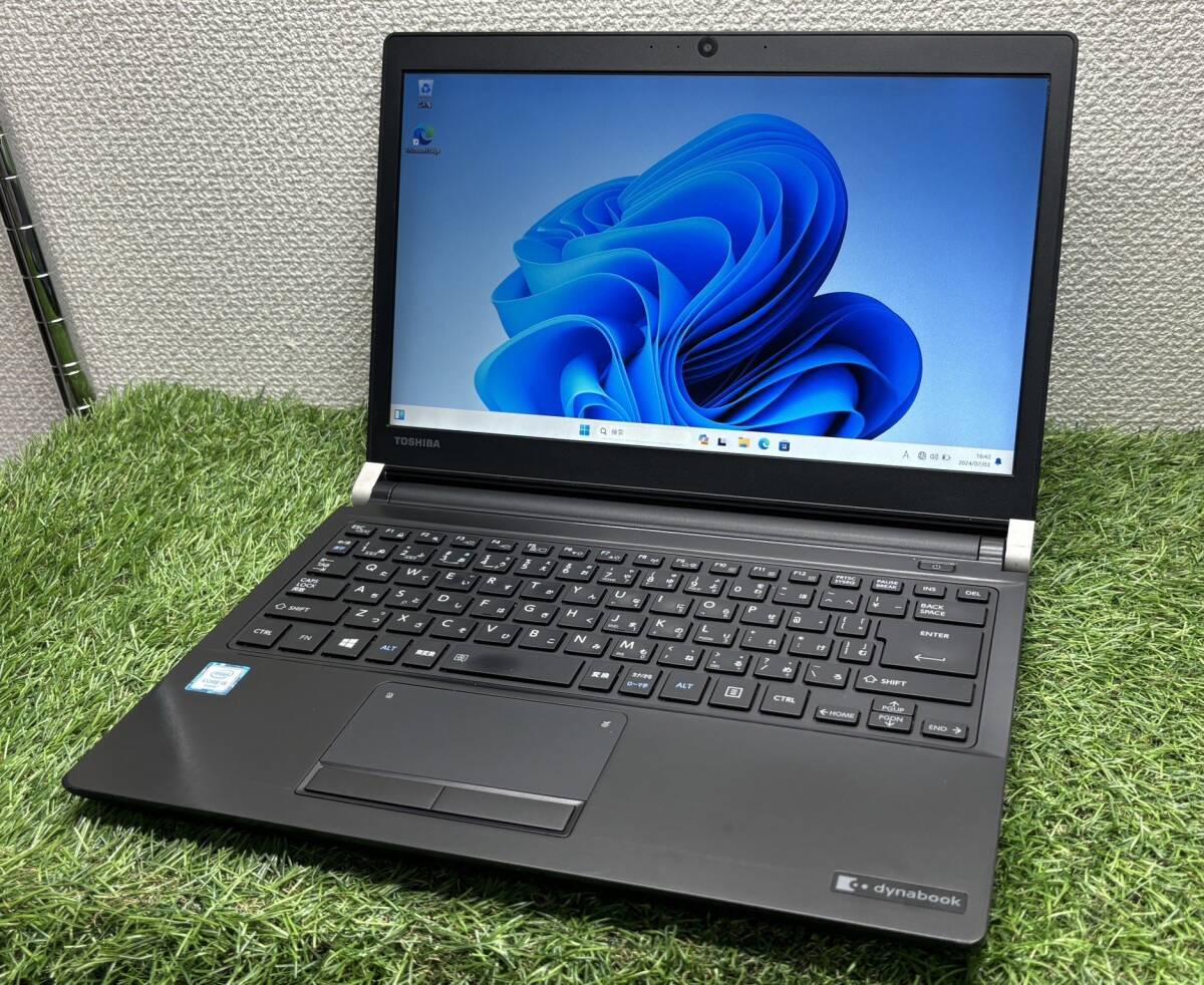 【良品☆東芝】office&カメラ付☆ノート 13.3☆8GB/SSD256GB/Core i5-6世代(6300U)/Win11☆TOSHIBA dynabook R73/F【4929】拍卖