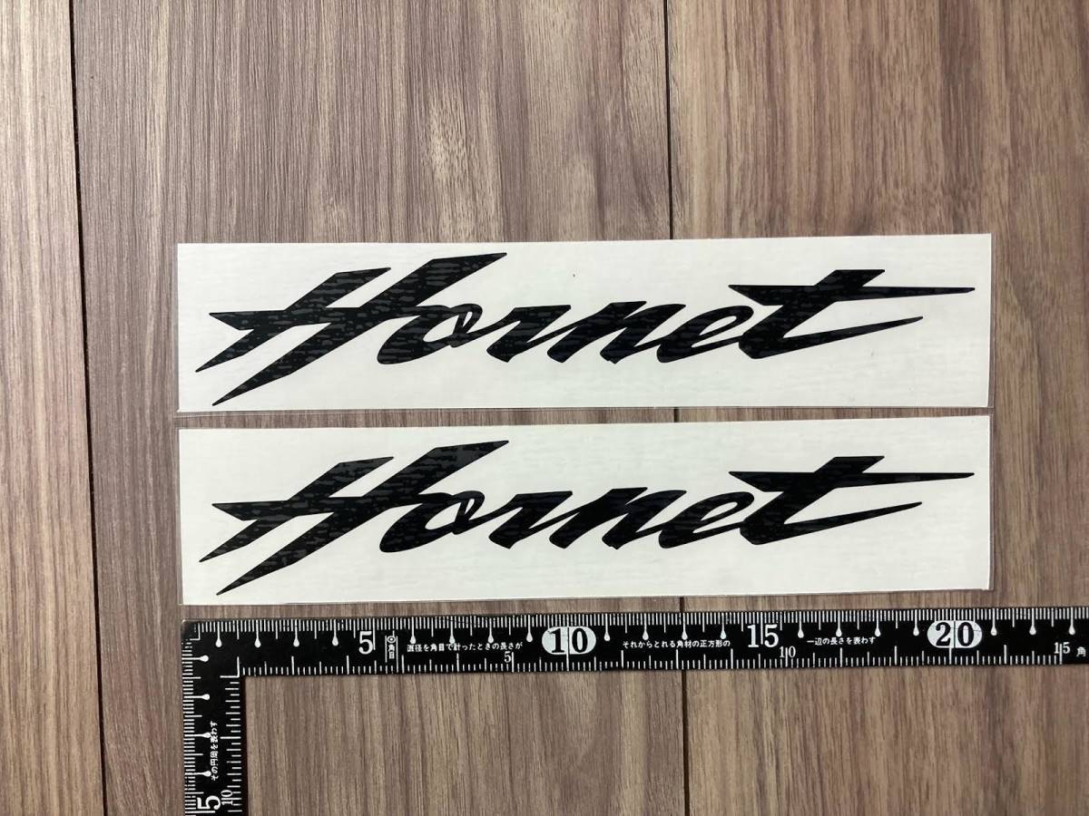 送料無料 Hornet Decal Sticker ホーネット 蜂 ヘルメット ステッカー シール デカール 200mm x 40mm 2枚セット拍卖