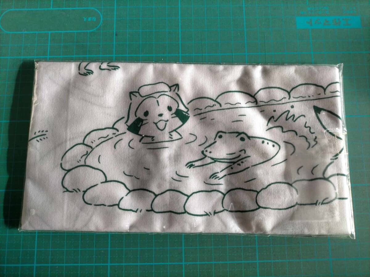日本 手拭い 鳥獣戯画 ラスカル あらいぐま ラスカル 手ぬぐい ハンカチ タオル Choju jinbutsu giga raccoon Rascal Japanese hand towel拍卖