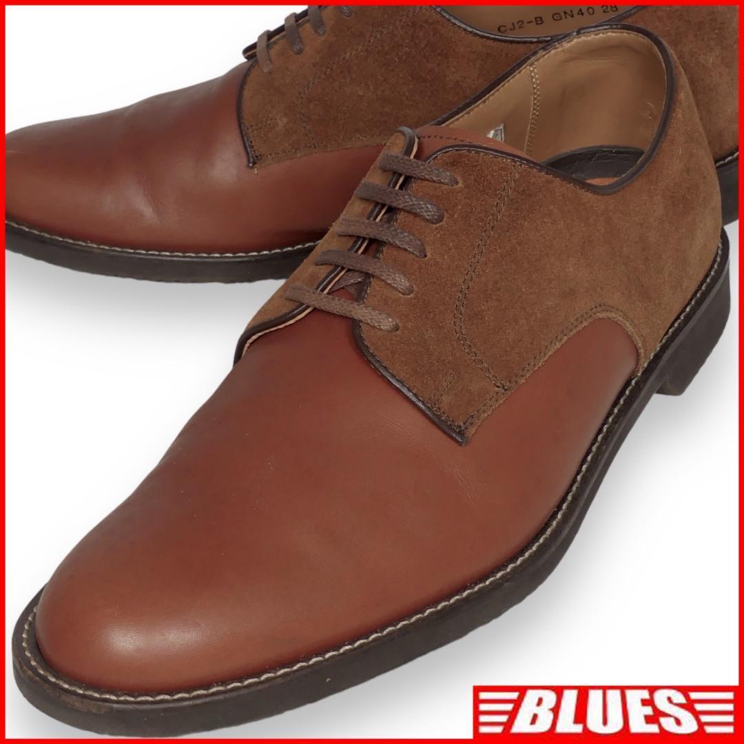 即決★RENICA★28cm レザーレースアップシューズ メンズ 茶 ビジネスシューズ 本革 本皮 革靴 プレーントゥ拍卖