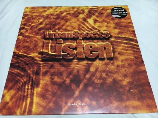 URBAN SPECIES LISTEN 12inch アーバン スペーシーズ TALKIN LOUD MC SOLAAR ASHLEY BEADLE GURU拍卖