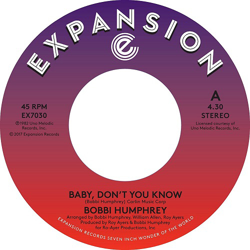 BOBBI HUMPHREY / BABY DON'T YOU KNOW (7)拍卖