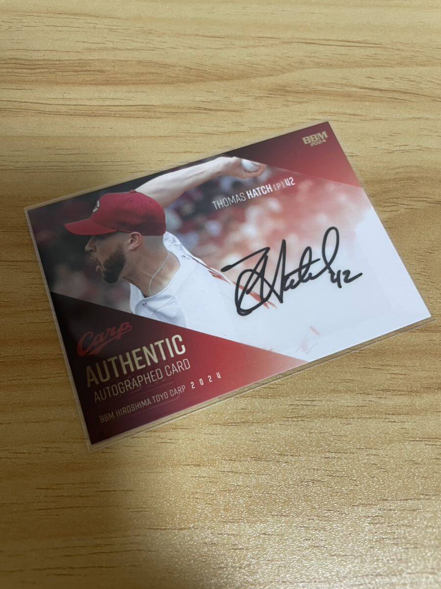 BBM 2024 広島東洋カープ ハッチ 直筆サインカード 89枚限定 新外国人拍卖