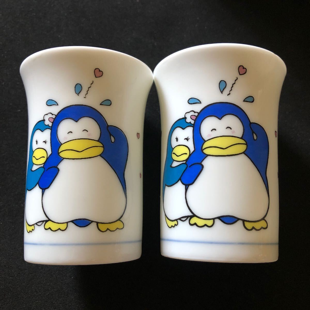 *レトロ*激レア希少品 サントリー ペンギン 陶器ミニタンブラー 2個セット 美濃焼 当時物拍卖