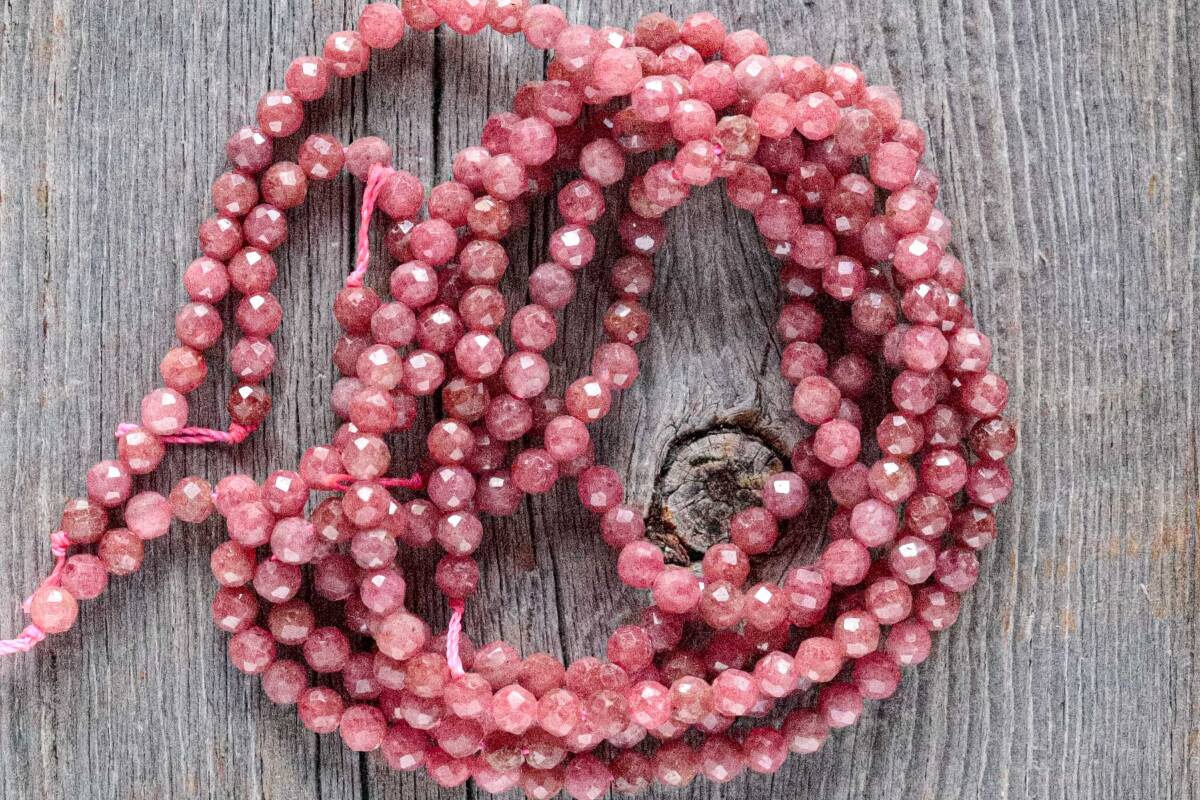 *Rhodonite round cut type拍卖