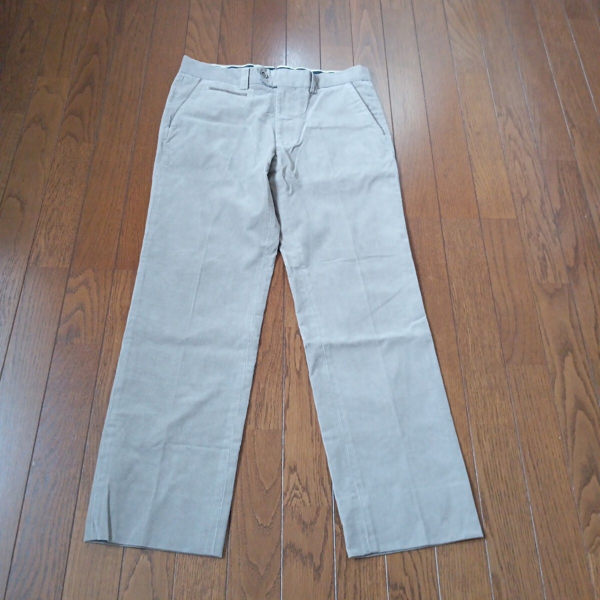 1429【中古】ASHWORTH GOLF アシュワースゴルフ ゴルフウェア ロングパンツ 薄い茶系等 メンズ サイズ W82 右後ポケットワッペン入拍卖