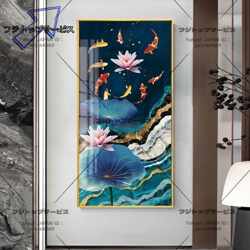 福引き 鯉リビングルーム装飾画 リビングルーム装飾画玄関装飾拍卖