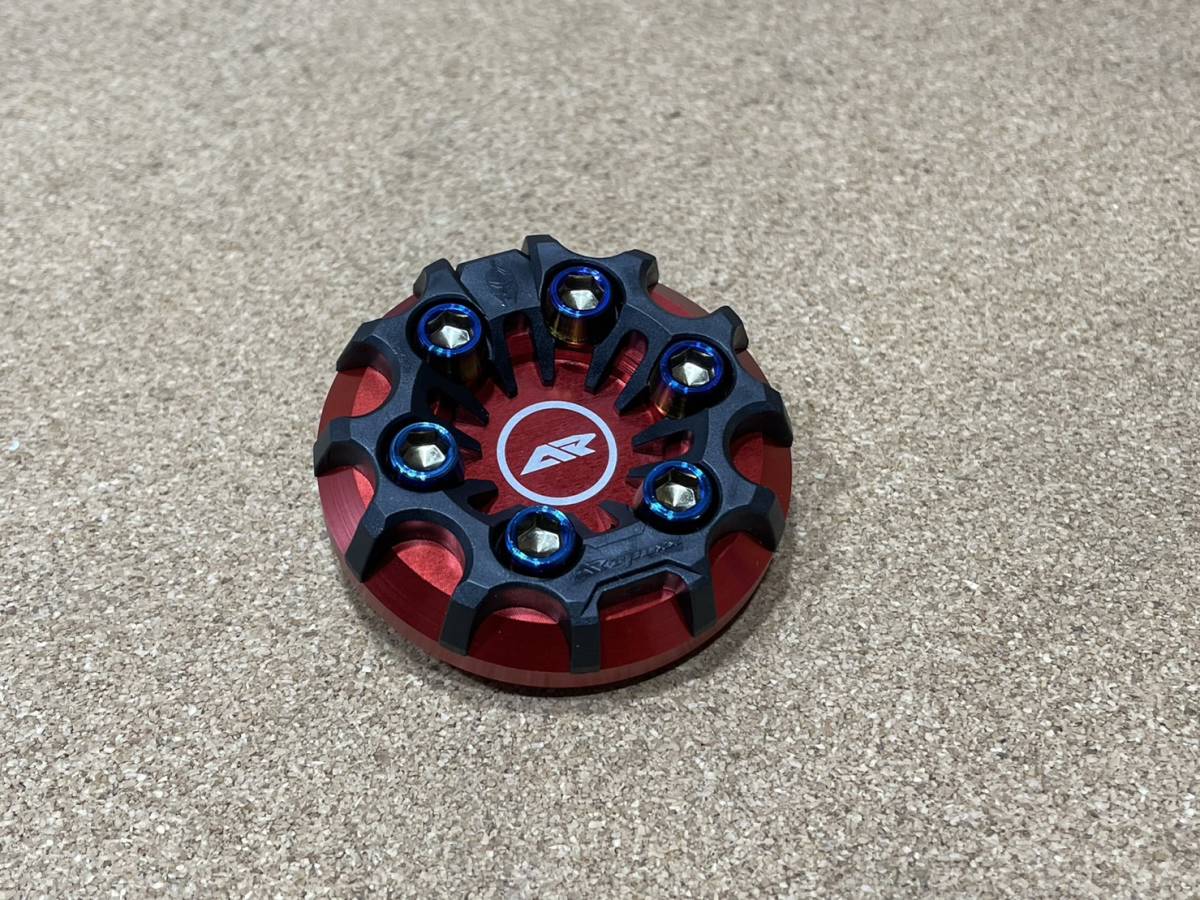 APEXX CNCフューエルキャップ レッド 台湾仕様シグナスX/ マジェスティS等拍卖