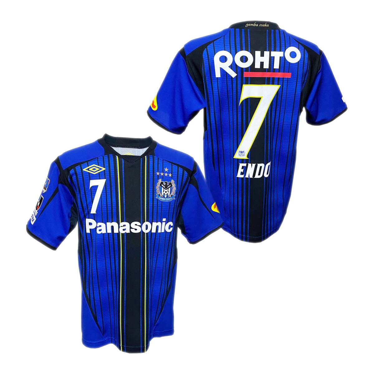 ■中古■アンブロ■ガンバ大阪 2011 ホーム レプリカユニフォーム■半袖■M-Lサイズ■NO.7 遠藤保仁拍卖