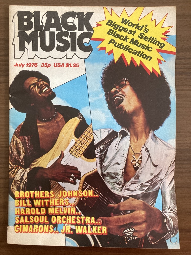 BLACK MUSIC July 1976 ブラザーズ・ジョンソン ビル・ウィザース テリー・ハフ ジュニア・ウォーカー ほか拍卖