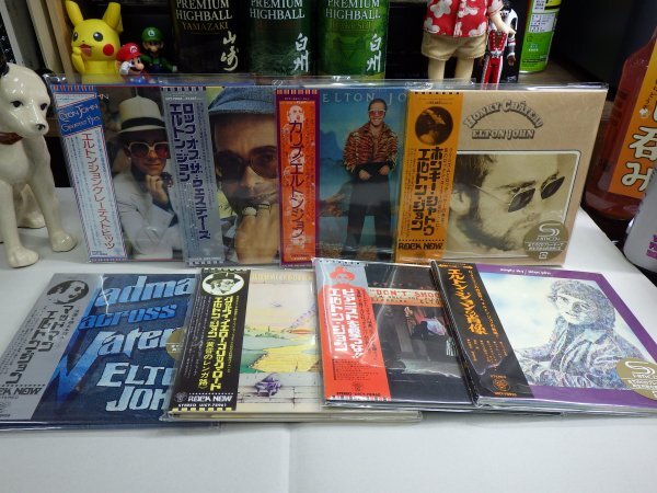 角4|新品同様Like NEW!!★SHM-CD(8-SET)/ 2019, PAPER, 紙ジャケット /w/OBI / 生産限定盤★ELTON JOHNエルトンジョン・まとめてセット拍卖