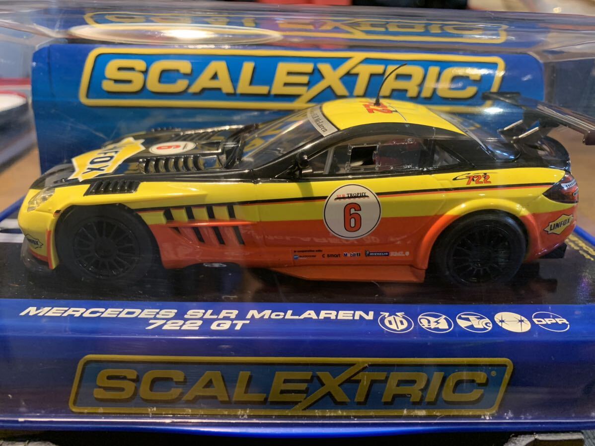 新品未使用 SCALEXTRIC slot car 1/32 MERCEDES SLR McLAREN 722GT スケーレックストリック スロットカー メルセデス マクラーレン拍卖