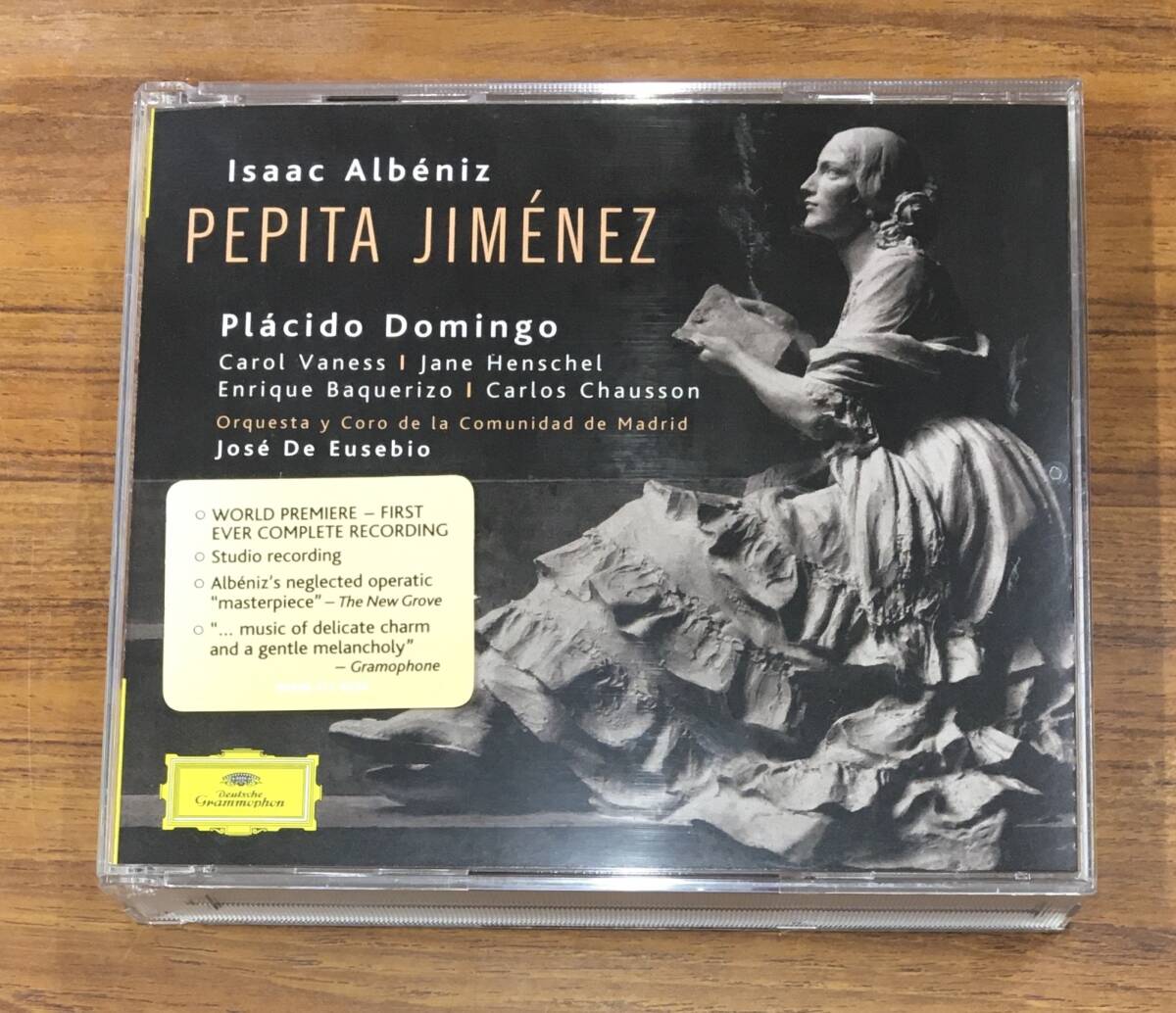 アルベニス : 歌劇 ペピータ・ヒメネス - エウセビオ ドミンゴ 輸入盤 2CD …h-2868 Grammophon 00289 477 6234拍卖