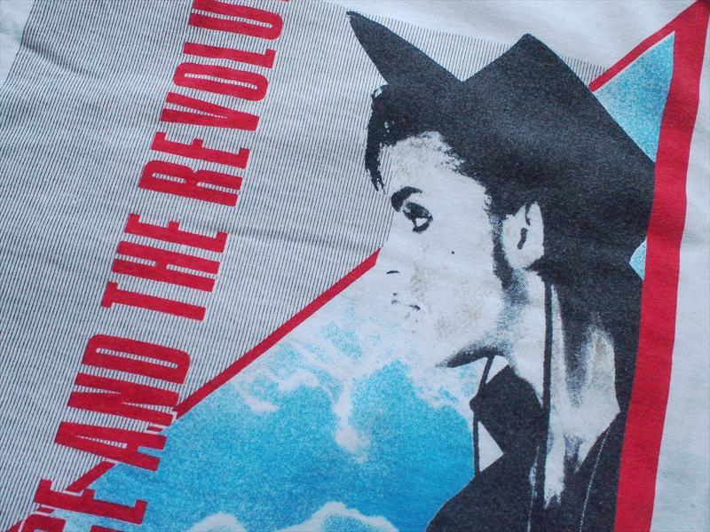 ビンテージ・プリンス&ザ・レヴォリューション・1986日本初来日公演・ツアーTシャツ・横浜スタジアム拍卖