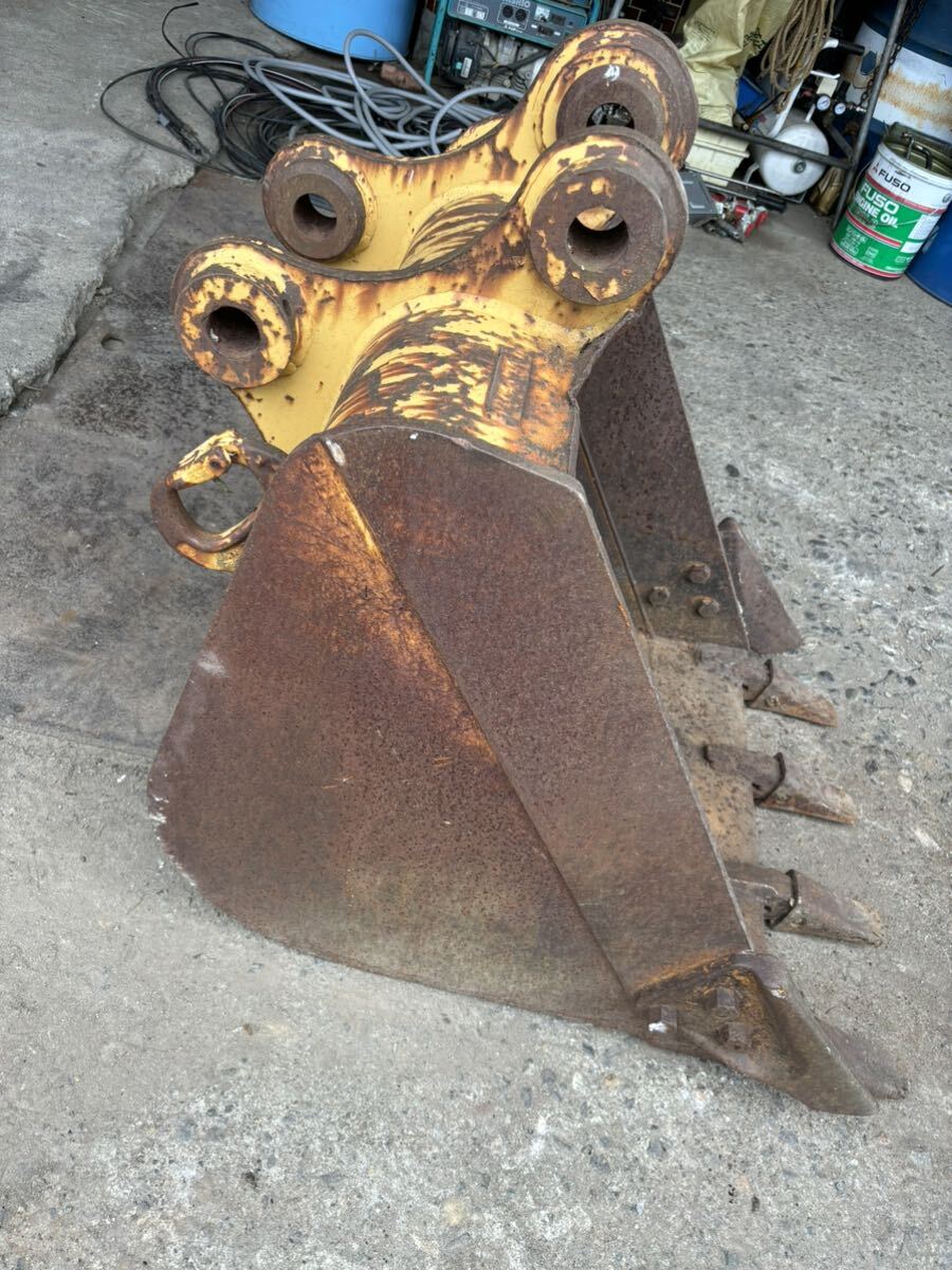 宮城県出品 ユンボ用 バケット 重機 ユンボ ショベル ピン径 φ~45mm 幅~185mm中古 引き取り限定拍卖
