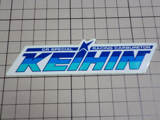 純正品 KEIHIN CR SPECIAL RACING CARBURETOR ステッカー 当時物 です(118×29mm) 京浜 ケーヒン CR スペシャル レーシング キャブレター拍卖