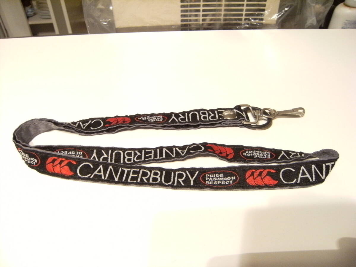 廃番★非売品★平成レトロ★90年代★当時物 CANTERBURY OF NEW ZEALAND カンタベリー ネックストラップ★アメリカンフットボール ラグビー拍卖