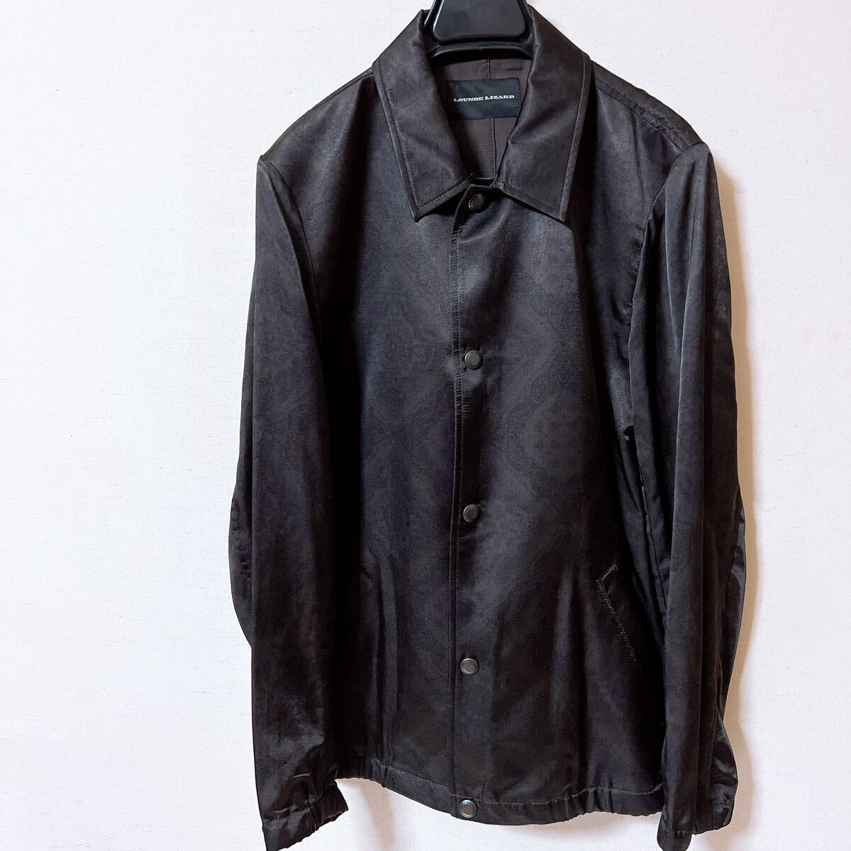 lounge lizardラウンジリザード 総柄コーチジャケット拍卖