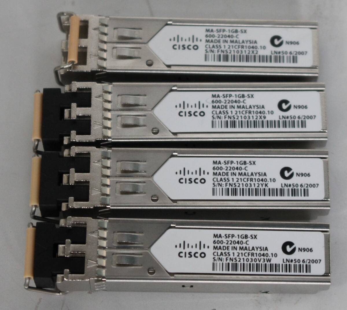 【4本セット】CISCO モジュール MA-SFP-1GB-SX 600-22040-C拍卖
