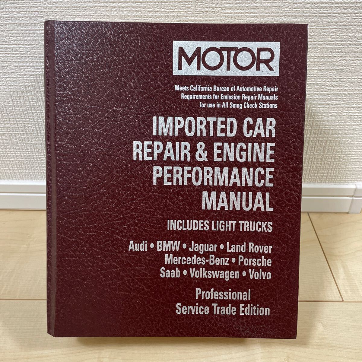 MOTOR☆エンジン性能マニュアル.サービストレード版☆2ndエディション☆1998〜2001年式☆ベンツ.アウディ.BMW.ボルボ.フォルクスワーゲン他拍卖
