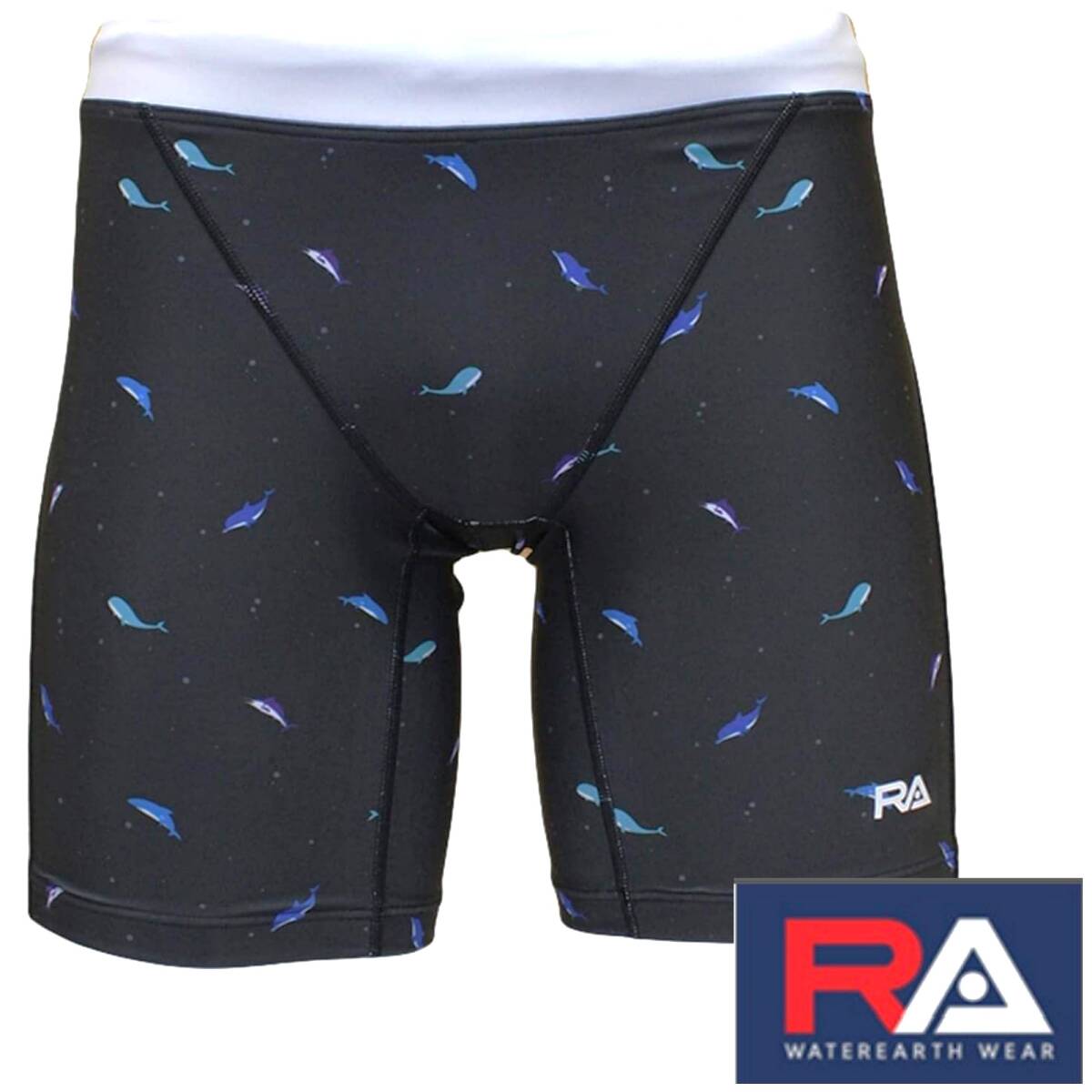 #678)RA アールエー 競泳水着練習用メンズスパッツ ライトアベイル マリンスポーツ ra123jblue 拍卖