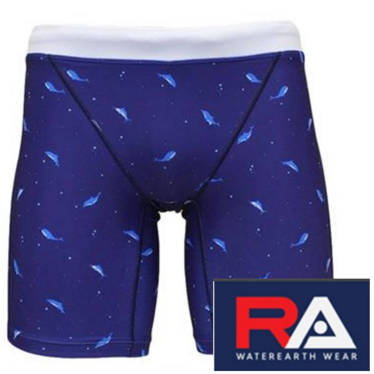 #679)RA アールエー 競泳水着練習用メンズスパッツ ライトアベイル マリンスポーツ ra123jblue拍卖