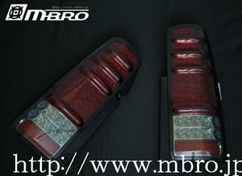 代引不可 MBRO サンダー オールLEDテールランプ レッドスモーク ジムニーJB23W用【STJBJIMY-2L-SR-04】拍卖