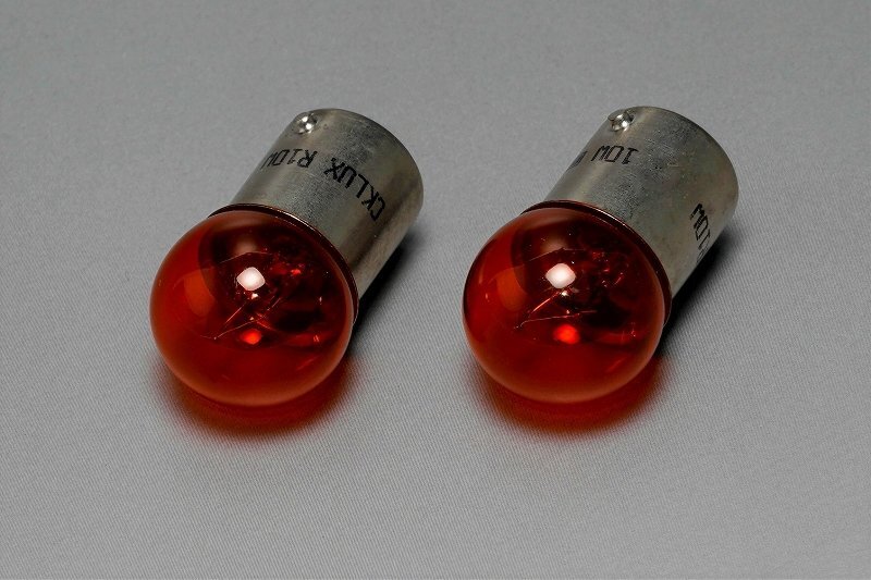 12V10W ウインカーバルブ・電球 2ケセット オレンジ モンキー/ゴリラなど拍卖