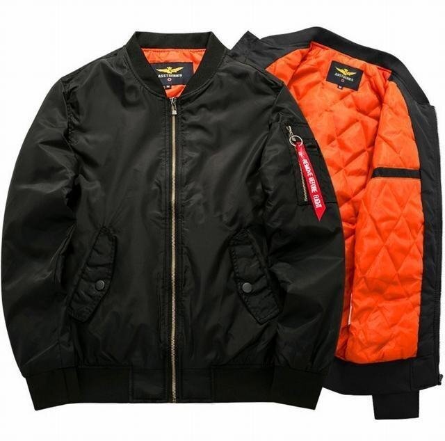 JK-黑 春と秋 空軍 ミリタリー(実寸XL) 新品 男性と女性 人気1◆高級セレブdesigner* 高品質 軽量 ジャケット 春と秋 アウター拍卖