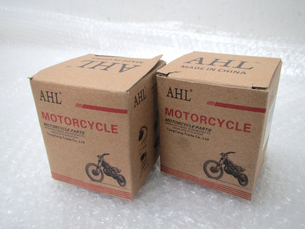■◆未使用 AHL-303 バイク用 オイルフィルター オイルエレメント 2個 V-MAX 1200 1700 CB400 CBR NC31 GL1500拍卖