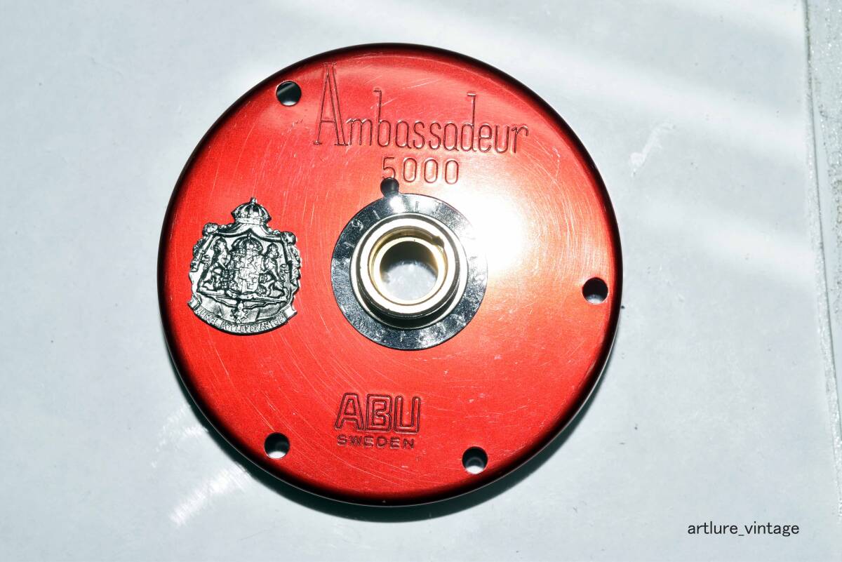 VINTAGE ABU Ambassadeur 5000 LEFT SIDE PLATE Y1207-314 PARTS  ORIGINAL PARTS  純正パーツ 拍卖
