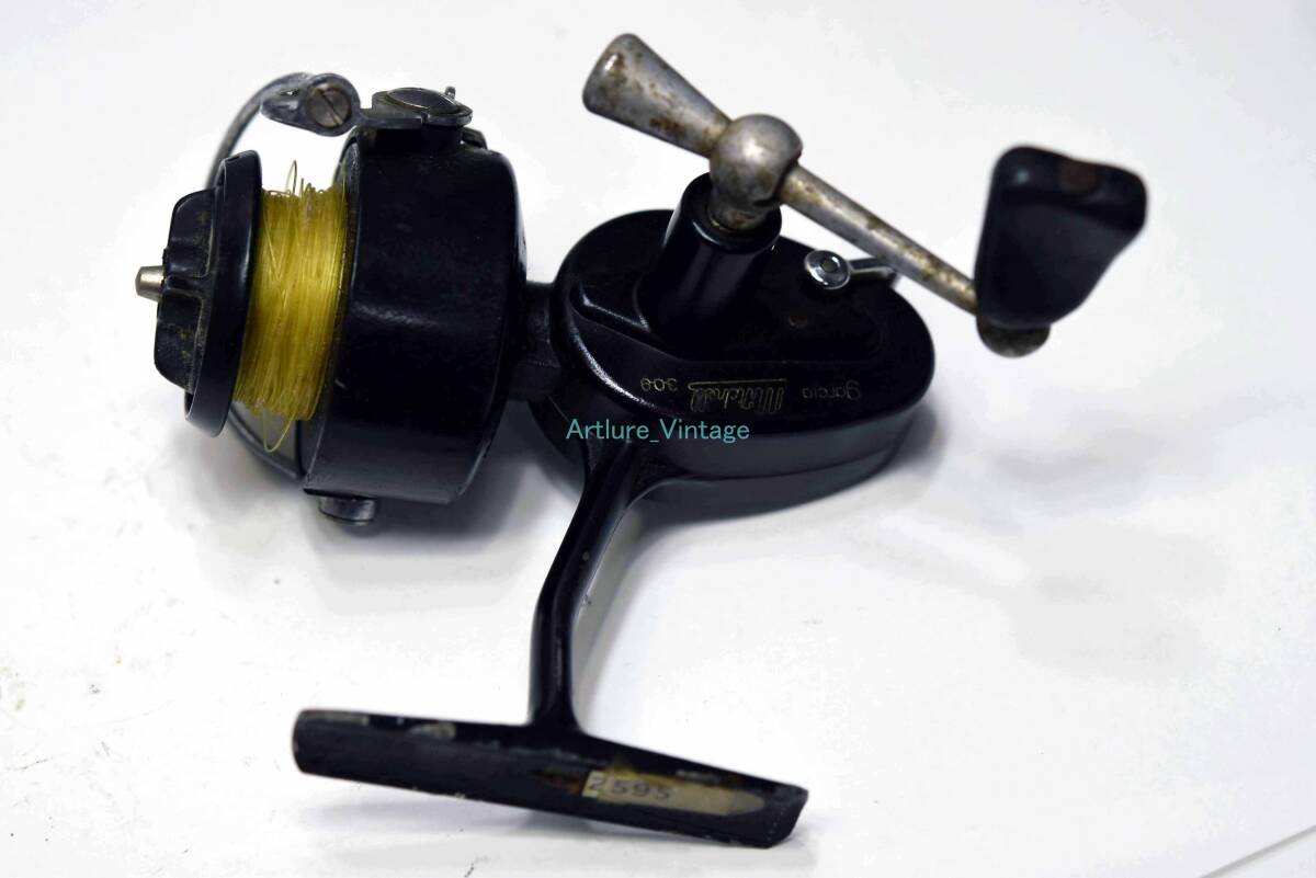 VINTAGE REEL,MITCHELL 309 GARCIA SPINNING REEL 2595-338 OLD REEL, HISTRICAL REEL ビンテージリール拍卖