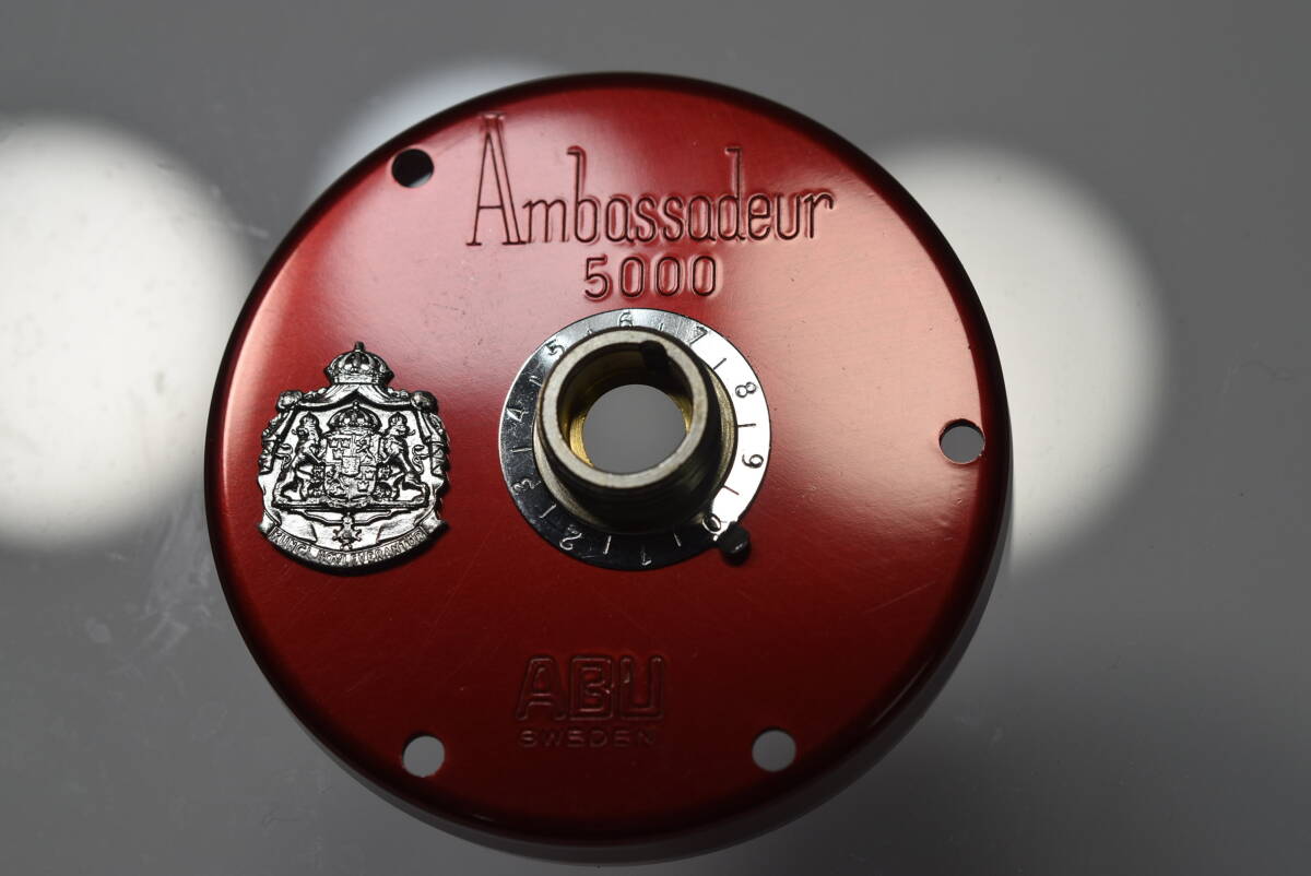 VINTAGE ABU Ambassadeur 5000 LEFT SIDE PLATE Y1194-314 PARTS  ORIGINAL PARTS  純正パーツ 拍卖