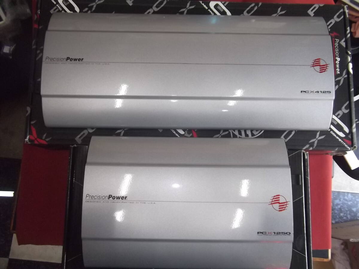 PrecisionPower ★プレジションパワー★PPI クリア音質 最高級アンプ PCX4125 PCX1250 2台セット 元箱付き拍卖