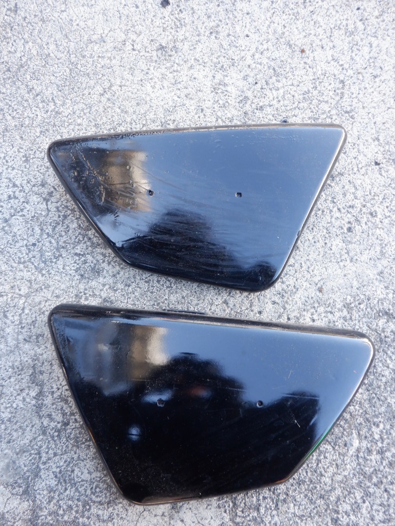 GN125-2F LC6PCJ2N サイドカバー 左右セット 黒 A拍卖