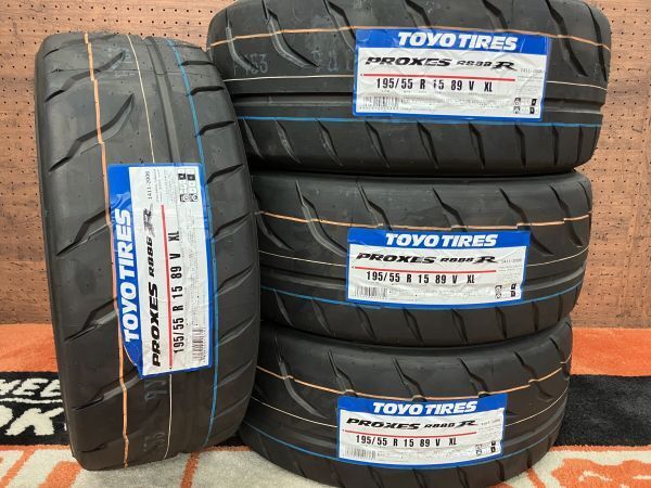 ◆在庫あり! 即納 4本Set【24年製】195/55R15 195/55-15 TOYO プロクセス R888R シビック 86 ロードスター フィット タイヤ交換 サーキット拍卖
