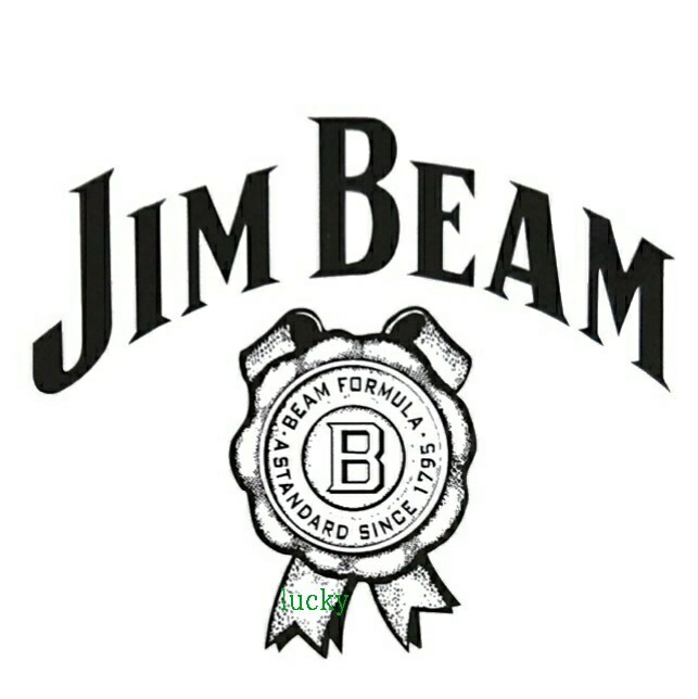 ヴィンテージ レトロ 転写 ステッカー 車 カッティングステッカー シール シート デカール JIM BEAM ウイスキー バーボン ロゴ luk128拍卖