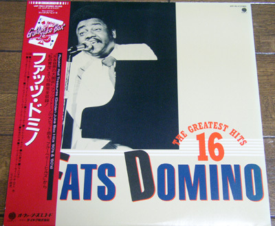 Fats Domino - The Greatest Hits 16 - LP レコード / 国内盤,1986,Blueberry Hill,I'm Ready,My Blue Heaven,Jambalaya,I'm Walking拍卖