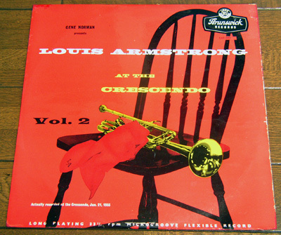 Louis Armstrong - At The Crescendo Vol.2 - LP / Dixieland,Big Band,Old Man Mose,Someday You'll Be Sorry,orig,Brunswick 1955,UK拍卖