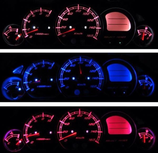 マジェスティーC SG03J メーターLED照明1台分セット! ブル-拍卖