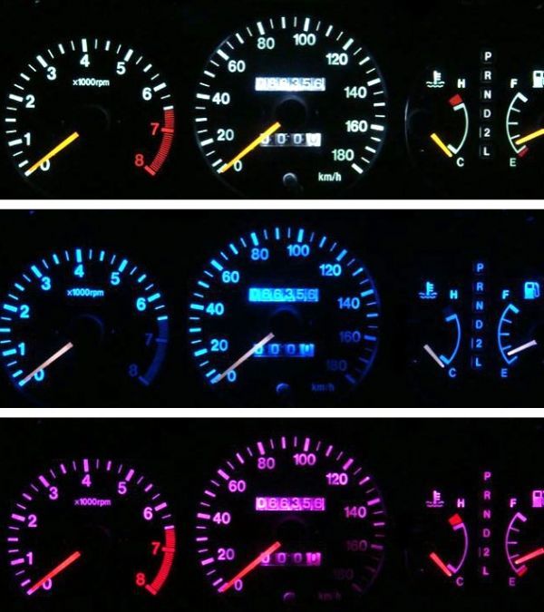 カルタス メーターLED照明1台分セット! ピンク拍卖