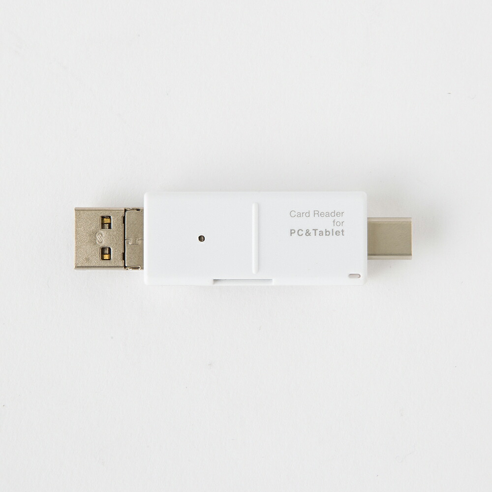 ナカバヤシ C&MicroB&A SDカードリーダー ホワイト CRW-TCMSD72W拍卖