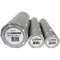 (まとめ買い)クリエイティア FAX感熱紙 257X100X1 F-711 00800000 〔3巻セット〕拍卖