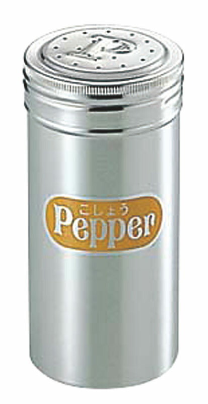 (まとめ買い)カンダ 18-8調味料缶 小ロング(PC蓋付) P缶 こしょう 〔×3〕拍卖