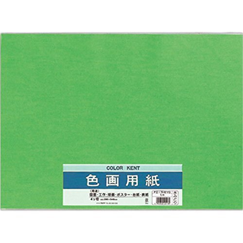 (まとめ買い)マルアイ 色画用紙 N433 きみどり Pエ-N43YG 〔×10〕拍卖