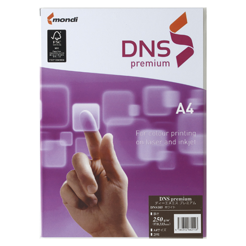 (まとめ買い)伊東屋 コピー用紙 DNS premium A4 250g/m2 25枚 DNS105 〔3冊セット〕拍卖