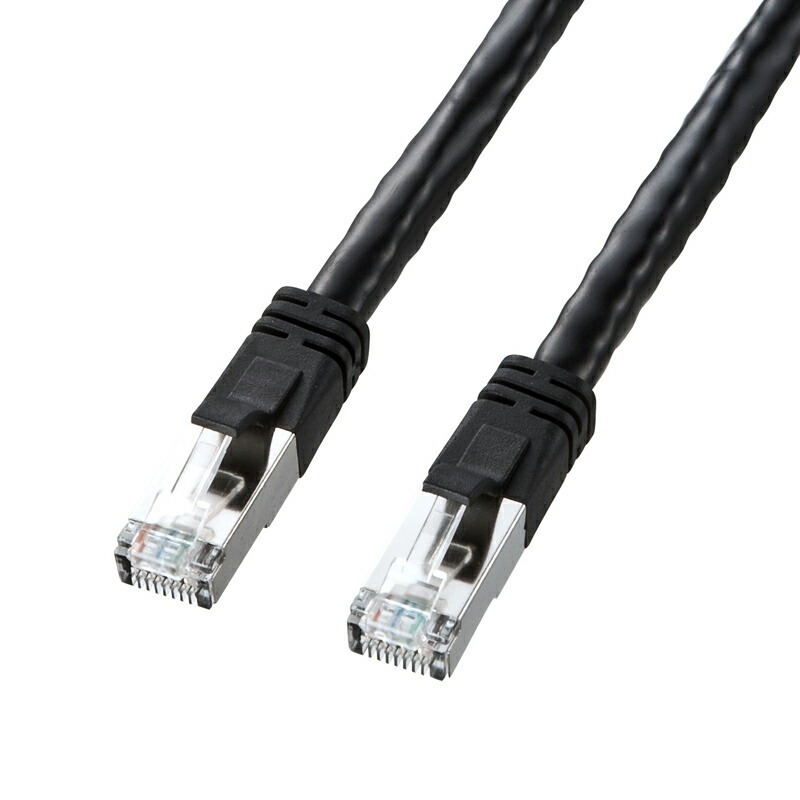 (まとめ買い)サンワサプライ PoE CAT6LANケーブル 3m ブラック KB-T6POE-03BK 〔×3〕拍卖