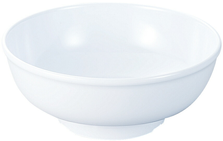 (まとめ買い)エンテック メラミン食器 白 胴張り丼 大 CS-15W 〔×3〕拍卖