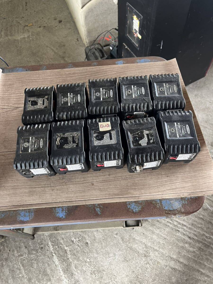 D10 リチウムイオンバッテリー 10個セットNICHIDO 22.2V 5200mAh拍卖
