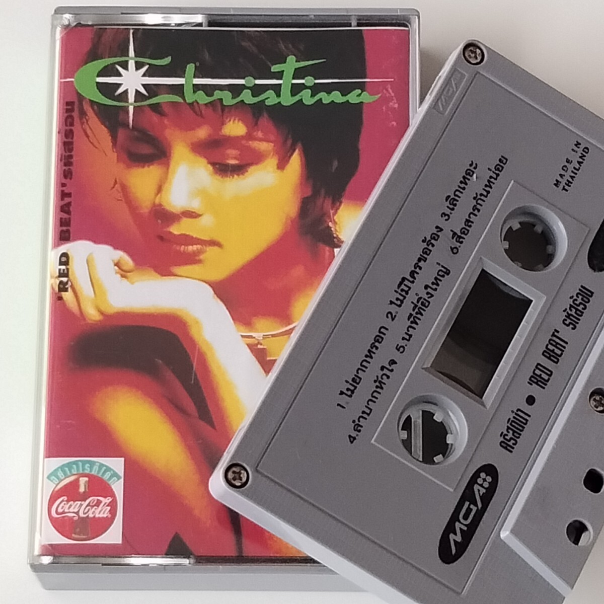 【タイポップス/カセットテープ】CHRISTINA/RED BEAT/クリスティーナ・アギラール/CHRISTINA AGUILAR/T-POP/THAILAND POPS/タイ ダンス女王拍卖